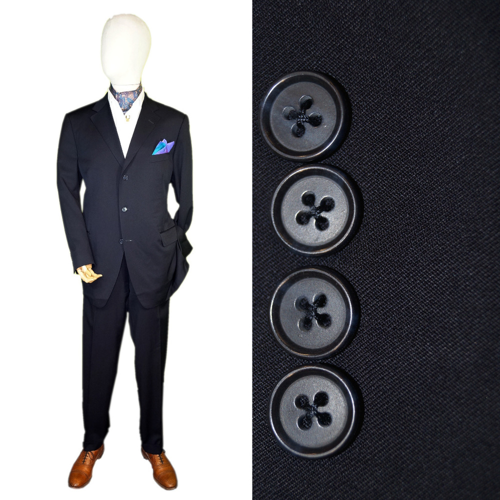 SAMUELSOHN 46L 40W NAVY BLUE TWILL XL SUIT